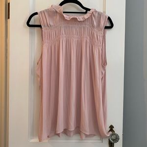 Treasure & Bond sleeveless blouse pale pink size XL